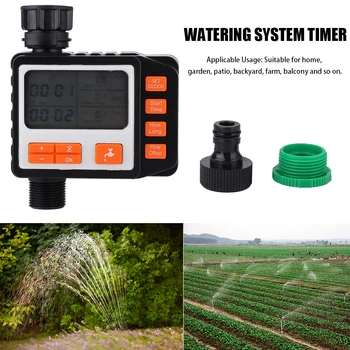 Watering System Timer Automatic Controller LCD Display Programmable Lawn Sprinkler Drip Irrigation Home Outdoor Garden Backyard
Watering System Timer Automatic Controller LCD Display Programmable Lawn Sprinkler Drip Irrigation Home Outdoor Garden Backyard