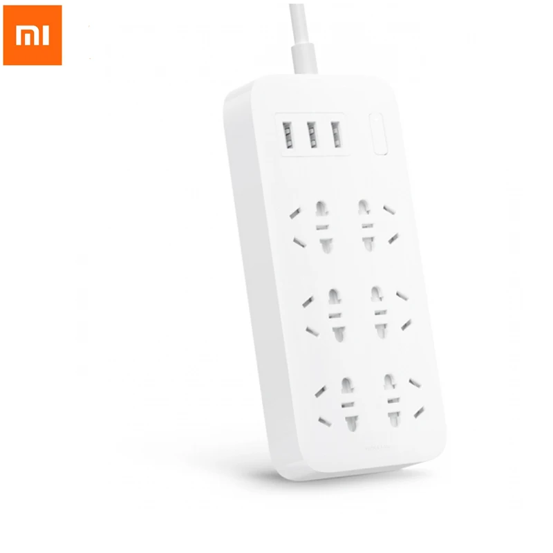 Original XiaoMi Power Strip Fast Charging 3 USB with 6 Port 1.8 M Hidden Warning Light Power Plug Power Strip Adapter Smart Home
Original XiaoMi Power Strip Fast Charging 3 USB with 6 Port 1.8 M Hidden Warning Light Power Plug Power Strip Adapter Smart Home