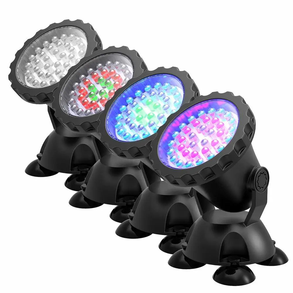 12V Submersible Pond Lights Multi-Color Aquarium Spotlight for Garden Fountain Fish Tank RGB LED Lighting with Remote Controller
12V Submersible Pond Lights Multi-Color Aquarium Spotlight for Garden Fountain Fish Tank RGB LED Lighting with Remote Controller