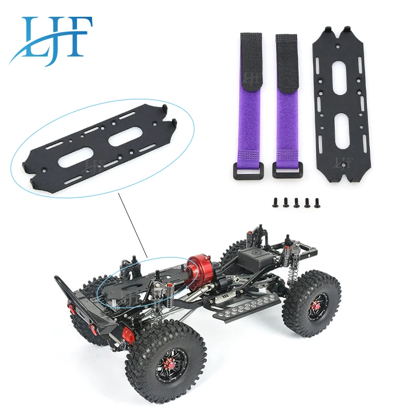 Aluminum alloy RC Car Upgrade Parts Metal Battery Fixing Mount Plate Set for 1/10 RC Crawler Axial SCX10 RC Car accessories L31
Aluminum alloy RC Car Upgrade Parts Metal Battery Fixing Mount Plate Set for 1/10 RC Crawler Axial SCX10 RC Car accessories L31