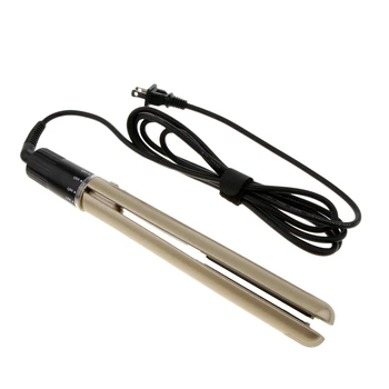 Pro Tourmaline Ceramic Hair Straighteners Curler Curling Iron Wand with Rotatable Temperature Control, Max 230 ℃- Luxury Gold
Pro Tourmaline Ceramic Hair Straighteners Curler Curling Iron Wand with Rotatable Temperature Control, Max 230 ℃- Luxury Gold