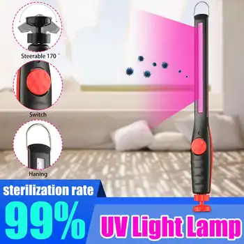 30LED UV Sterilizer Lamp Home Portable Ultraviolet Disinfection Bactericidal Lamp Handheld UVC Germicidal Light Sterilizer Rod
30LED UV Sterilizer Lamp Home Portable Ultraviolet Disinfection Bactericidal Lamp Handheld UVC Germicidal Light Sterilizer Rod