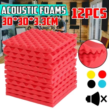 12PCS Studio Acoustic Foam Panel Anti-moisture Waterproof Soundproofing Foam Sound Proofing Studio Treatment Absorption
12PCS Studio Acoustic Foam Panel Anti-moisture Waterproof Soundproofing Foam Sound Proofing Studio Treatment Absorption