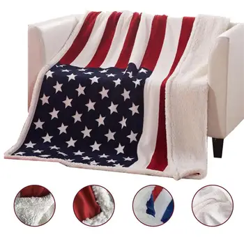 Printed US Flag Blanket Thick Velvet 3D Digital American National FlagBlanket All Seasons Universal Super Soft Rug
Printed US Flag Blanket Thick Velvet 3D Digital American National FlagBlanket All Seasons Universal Super Soft Rug