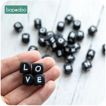 Bopoobo 20pc Black Silicone Alphabet 12mm Silicone Letter Beads Baby DIY Teething Baby Rodents Gift For Newborn Baby Teether 
Bopoobo 20pc Black Silicone Alphabet 12mm Silicone Letter Beads Baby DIY Teething Baby Rodents Gift For Newborn Baby Teether