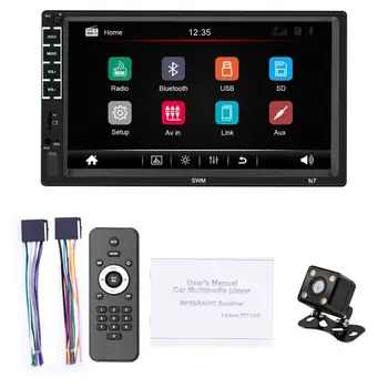 7 Inch Car Bluetooth Radio MP5 Stereo Touch Screen Player 2 DIN Support Rear Mirror Viewing USB Charging Stereo Radio
7 Inch Car Bluetooth Radio MP5 Stereo Touch Screen Player 2 DIN Support Rear Mirror Viewing USB Charging Stereo Radio