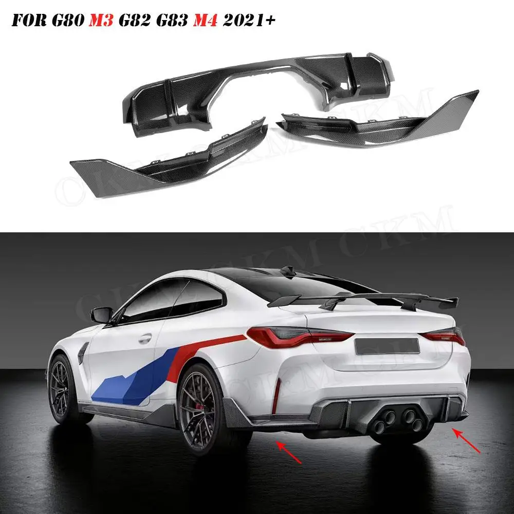 Dry Carbon Rear Diffuser Lip Spoiler Splitters for BMW G82 G83 M4 2021 UP MP Style Car Bumper Guard Body Kits Accessories
Dry Carbon Rear Diffuser Lip Spoiler Splitters for BMW G82 G83 M4 2021 UP MP Style Car Bumper Guard Body Kits Accessories