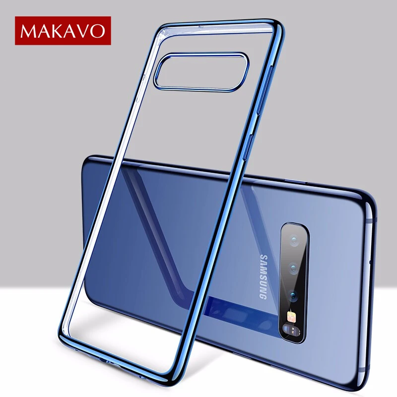 MAKAVO For Samsung Galaxy S10 Plus Case Luxury Plating Soft Clear Transparent Phone Cases For Samsung Galaxy S10 S10e S10Plus
MAKAVO For Samsung Galaxy S10 Plus Case Luxury Plating Soft Clear Transparent Phone Cases For Samsung Galaxy S10 S10e S10Plus