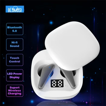 BluMusi Wireless Headphones Bluetooth 5.0 Earphones TWS Headset Touch Control LED Power Display for Sports Travel and Driving
BluMusi Wireless Headphones Bluetooth 5.0 Earphones TWS Headset Touch Control LED Power Display for Sports Travel and Driving