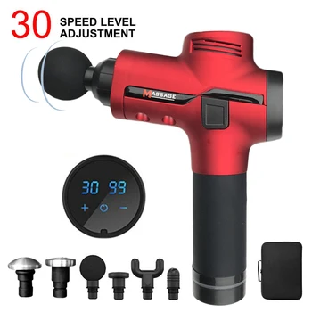 Muscle Massager Gun 30 Speed LCD Display Massager Percussion Vibration After Training Muscle Massage With 6 Massage Heads
Muscle Massager Gun 30 Speed LCD Display Massager Percussion Vibration After Training Muscle Massage With 6 Massage Heads