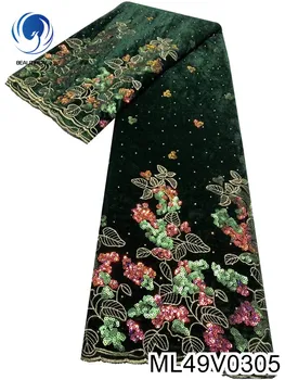 BEAUTIFICAL african fabric french lace velvet fabric embroidery with sequins french velvet laces ML49V03 
BEAUTIFICAL african fabric french lace velvet fabric embroidery with sequins french velvet laces ML49V03