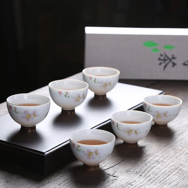 Hand-Painted Master Cup Teacup Tea Cup Tea Set Gift Set Manufacturers Handmade Eggshell Customizable Logo
Hand-Painted Master Cup Teacup Tea Cup Tea Set Gift Set Manufacturers Handmade Eggshell Customizable Logo