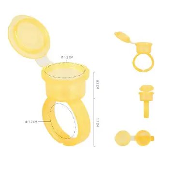Transparent Tattoo Ink Ring Cups With Lid Cover Cap Permanent Makeup Pigment Holder Eyebrow Eyelash Extension Microblading
Transparent Tattoo Ink Ring Cups With Lid Cover Cap Permanent Makeup Pigment Holder Eyebrow Eyelash Extension Microblading