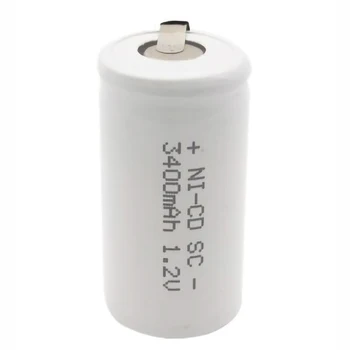 High quality 15PCS Ni-CD SC 1.2V battery 3400mAh rechargeable battery sub SC battery with tab for Charging Drill tools
High quality 15PCS Ni-CD SC 1.2V battery 3400mAh rechargeable battery sub SC battery with tab for Charging Drill tools