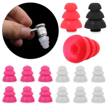 6pcs New Three Layer Silicone Earphone Eartips Replacement Soft In-Ear Cap Protection Earbuds Cover Earplug Accessory Wholesale
6pcs New Three Layer Silicone Earphone Eartips Replacement Soft In-Ear Cap Protection Earbuds Cover Earplug Accessory Wholesale