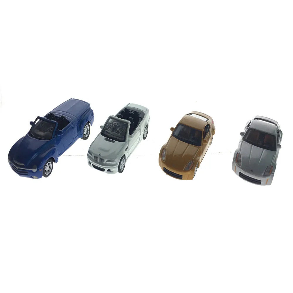 architecture model metal car kits toy5