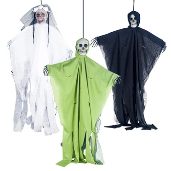 Halloween Mini Skull Hanging Ghost Pendant 2020 New Shocking Bar Props Halloween Horror Hanging Ghost Skeleton Party Decoration
Halloween Mini Skull Hanging Ghost Pendant 2020 New Shocking Bar Props Halloween Horror Hanging Ghost Skeleton Party Decoration