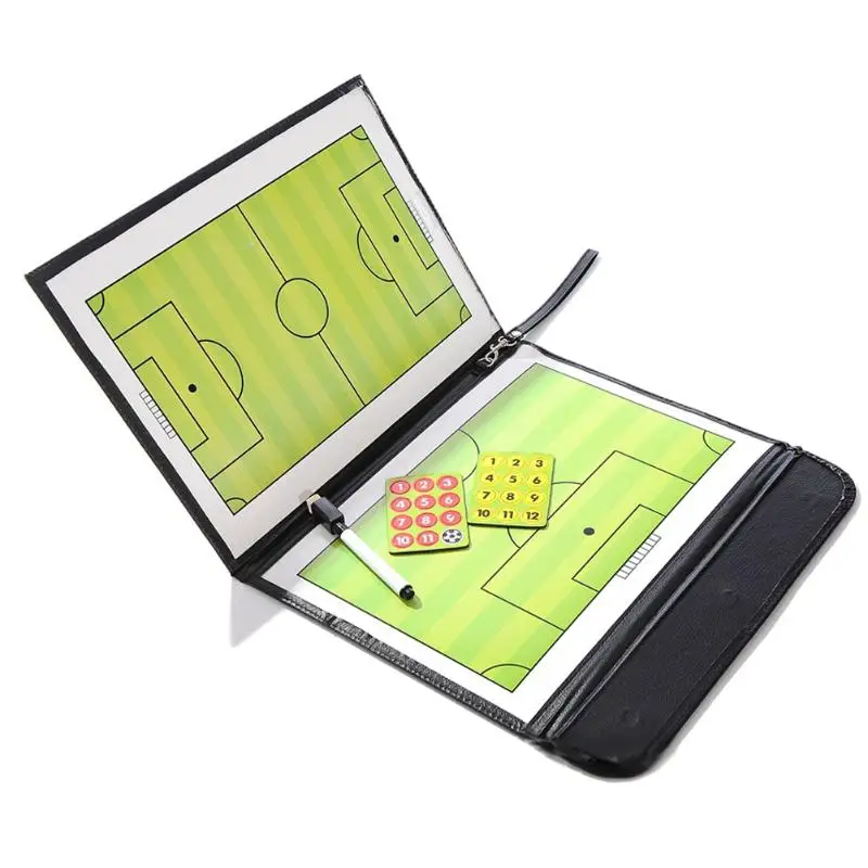 New Foldable Football Tactic Board Coaching Board Magnetic Soccer Coach Tactical Plate Book Set with Pen Clipboard Ball Supplies
New Foldable Football Tactic Board Coaching Board Magnetic Soccer Coach Tactical Plate Book Set with Pen Clipboard Ball Supplies