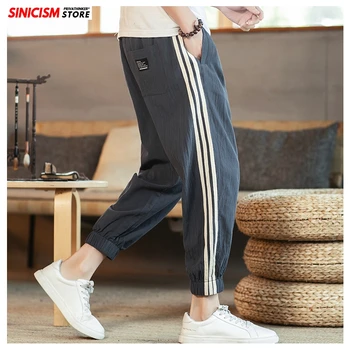 Sinicism Store Men Side Striped Summer Casual Pants Mens 2020 Cotton Linen Loose Trousers Male Oversize Chinese Style Pants 5XL
Sinicism Store Men Side Striped Summer Casual Pants Mens 2020 Cotton Linen Loose Trousers Male Oversize Chinese Style Pants 5XL
