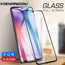 Закаленное стекло с полным покрытием для xiaomi mi note 10 9 SE 9T Pro A3 A2 Lite Red mi Note 8 Pro 8T 7 6 5 6A 7A 8A, защитная пленка для экрана(China)