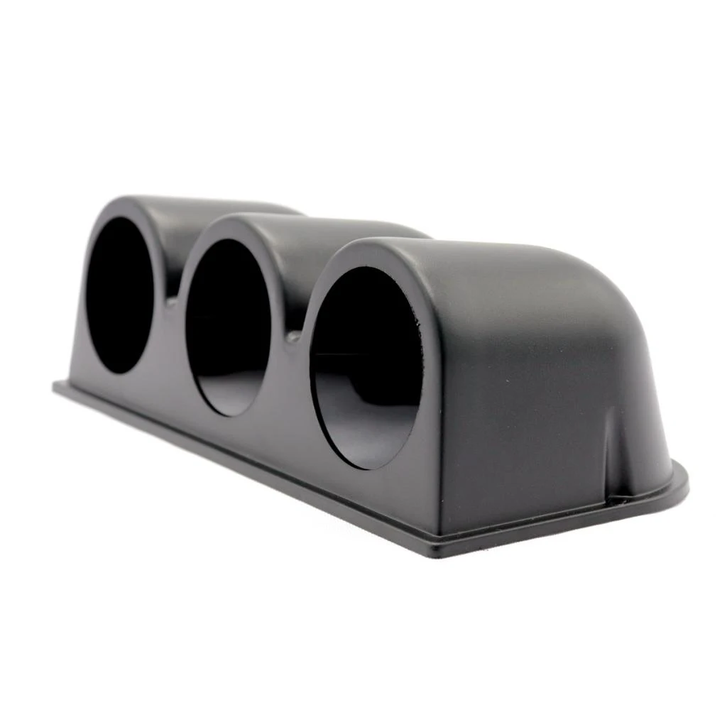 High Quality 52mm 3 Hole Pod Gauge Meter Mount Holder Cup PJ-3596 Black High Quality 52mm 3 Hole Pod Gauge Meter Mount Holder Cup PJ-3596 Black