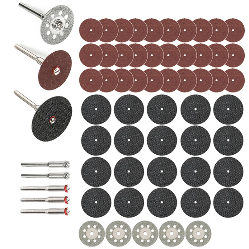 60Pcs Diamond Cutting Discs Sanding Grinding Wheel Circular Saw Blade Woodworking Metal Dremel Mini Drill Rotary Tool Accessorie
60Pcs Diamond Cutting Discs Sanding Grinding Wheel Circular Saw Blade Woodworking Metal Dremel Mini Drill Rotary Tool Accessorie