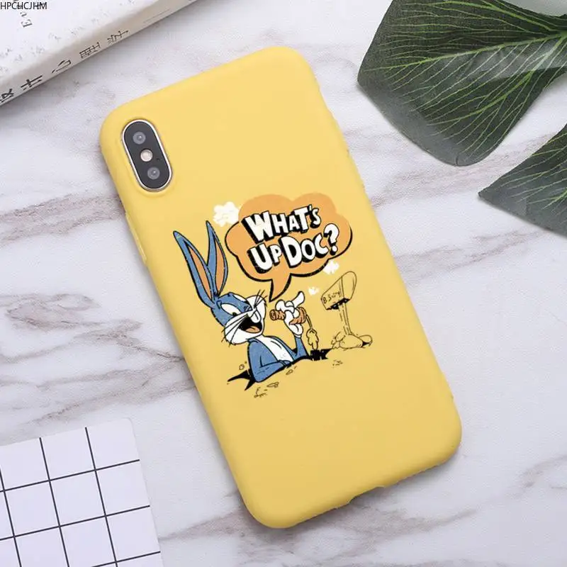 Cute Bugs Bunny Phone Case for iPhone 11 Pro Max X XR XS 8 7 6s Plus Candy yellow Silicone Cases
Cute Bugs Bunny Phone Case for iPhone 11 Pro Max X XR XS 8 7 6s Plus Candy yellow Silicone Cases