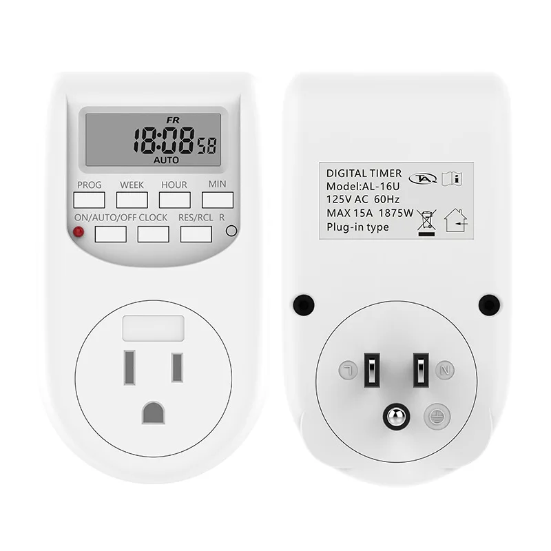 Beautiful Rule Timer Timing Socket Timing Switch 15a1875w 125v Time Control Switch Al-16u
Beautiful Rule Timer Timing Socket Timing Switch 15a1875w 125v Time Control Switch Al-16u