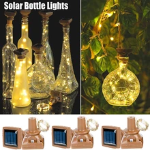 10/6/3pcs Solar Bottle Cork Lights String 10/20leds Copper Wire Fairy Garland Light for Wedding Christmas Holiday Party Decor
10/6/3pcs Solar Bottle Cork Lights String 10/20leds Copper Wire Fairy Garland Light for Wedding Christmas Holiday Party Decor