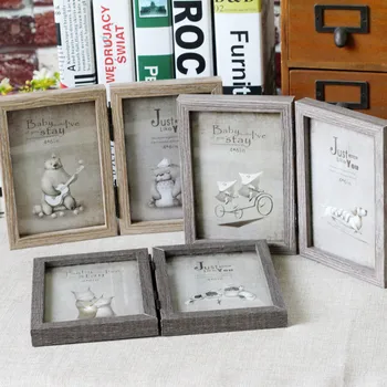 Quality Two-sided Wooden Photo Frame Creative Nordic Modern Rectangle Home Office Desktop Decoration Picture Frames Ornaments 
Quality Two-sided Wooden Photo Frame Creative Nordic Modern Rectangle Home Office Desktop Decoration Picture Frames Ornaments