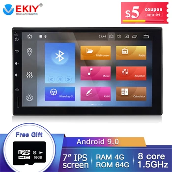 EKIY 7'' IPS Octa Core 4G+64G 2Din Android 9.0 Universal Car Radio GPS Navigation Multimedia Stereo Audio Video Player Head Unit
EKIY 7'' IPS Octa Core 4G+64G 2Din Android 9.0 Universal Car Radio GPS Navigation Multimedia Stereo Audio Video Player Head Unit