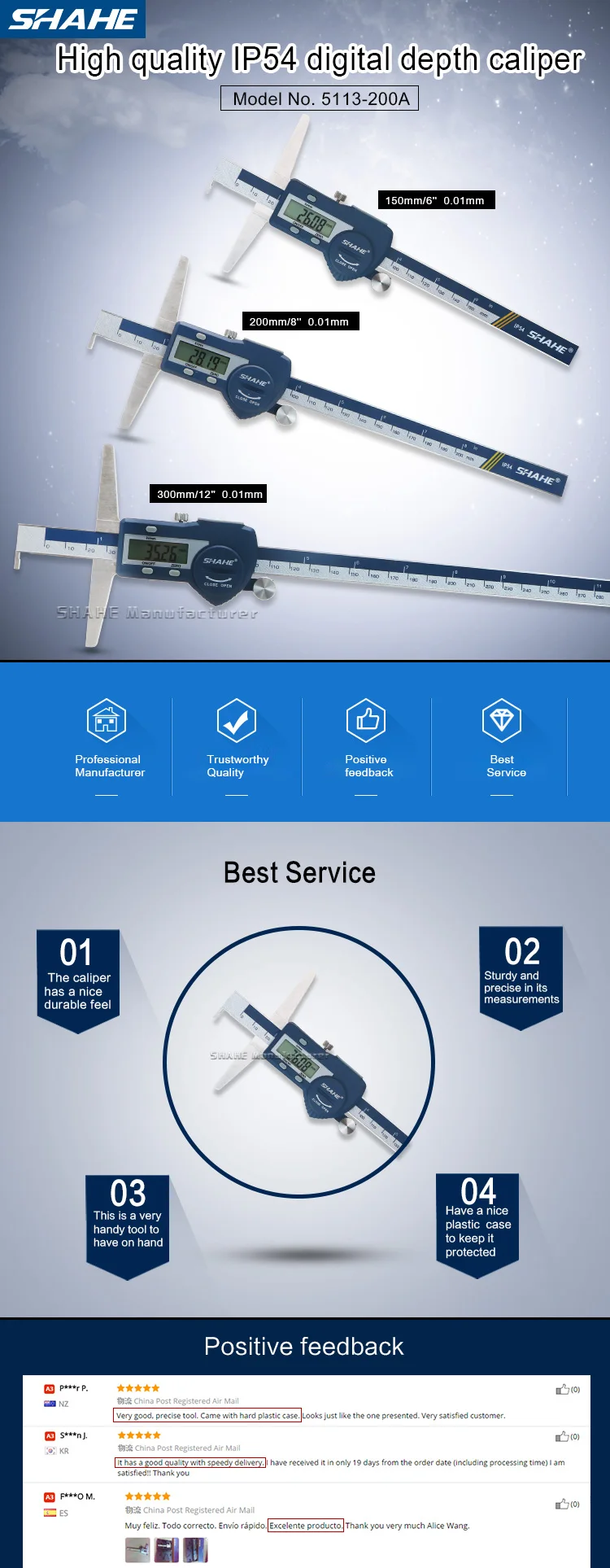 digital vernier caliper 0-200 mm single hooks depth calipers vernier micrometer measuring instruments depth gauge