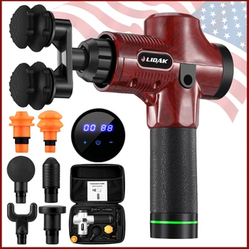 Electric Fascia Massage Gun Muscle Stimulator Massage Adjustable Vibrating Deep Therapy Massager Fitness Exercise Pain Relief
Electric Fascia Massage Gun Muscle Stimulator Massage Adjustable Vibrating Deep Therapy Massager Fitness Exercise Pain Relief