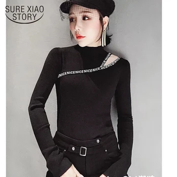 Knitted Sweater Pullovers Sweater for Women Long Sleeve Turtleneck Female white Black White Gray Sexy Clothing 7330 50
Knitted Sweater Pullovers Sweater for Women Long Sleeve Turtleneck Female white Black White Gray Sexy Clothing 7330 50