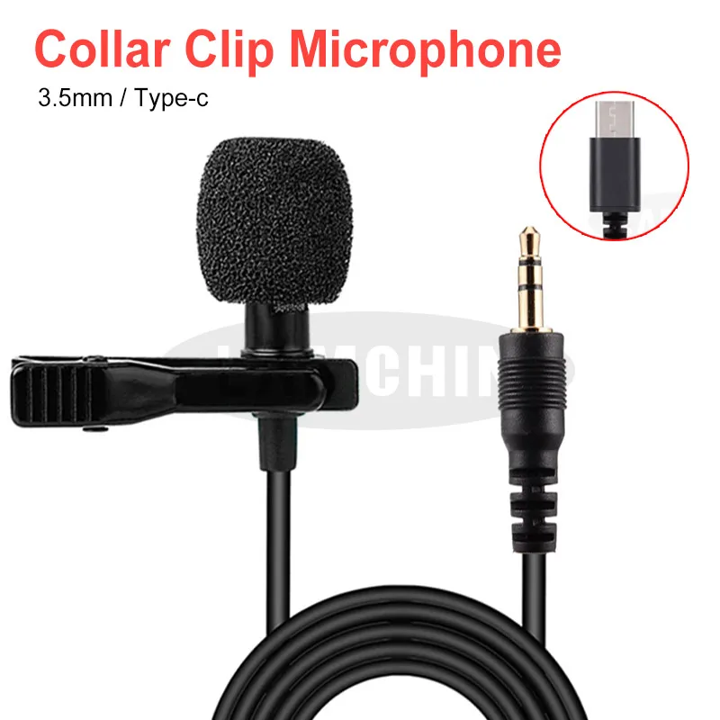 Portable Mini Metal Microphone 3.5mm Type C Condenser Audio Recording Tie Clip Mic for PC Laptop Huawei Xiaomi Samsung Phone
Portable Mini Metal Microphone 3.5mm Type C Condenser Audio Recording Tie Clip Mic for PC Laptop Huawei Xiaomi Samsung Phone