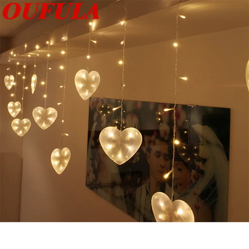 OUFULA LED String Lights Color Romantic Birthday Wedding Room Decoration Curtain Lights
OUFULA LED String Lights Color Romantic Birthday Wedding Room Decoration Curtain Lights