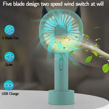 USB Charge Fan Low Noise Smart Home Portable Handheld Multi-function Mini FanSpeed Adjustable 2 Speed Hanging Fan
USB Charge Fan Low Noise Smart Home Portable Handheld Multi-function Mini FanSpeed Adjustable 2 Speed Hanging Fan
