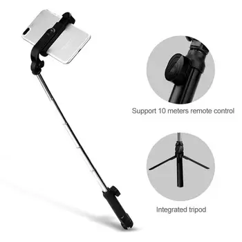 XT10 Extendable Wireless Remote Selfie Stick Tripod Holder Mount Mobile Phone Live Support Integrated Multi-function 
XT10 Extendable Wireless Remote Selfie Stick Tripod Holder Mount Mobile Phone Live Support Integrated Multi-function