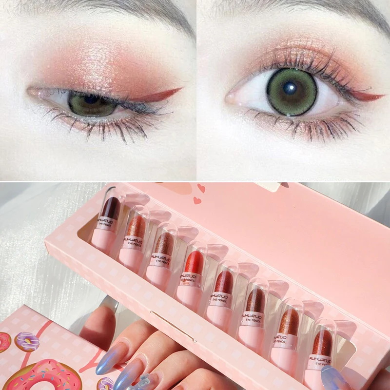 RUHUATUO Matte Shimmer Eyeshadow Pen Highlighter Bronzer Long-lasting Waterproof Shiny Eye Shadow For Beginners Eye Makeup TSLM2
RUHUATUO Matte Shimmer Eyeshadow Pen Highlighter Bronzer Long-lasting Waterproof Shiny Eye Shadow For Beginners Eye Makeup TSLM2
