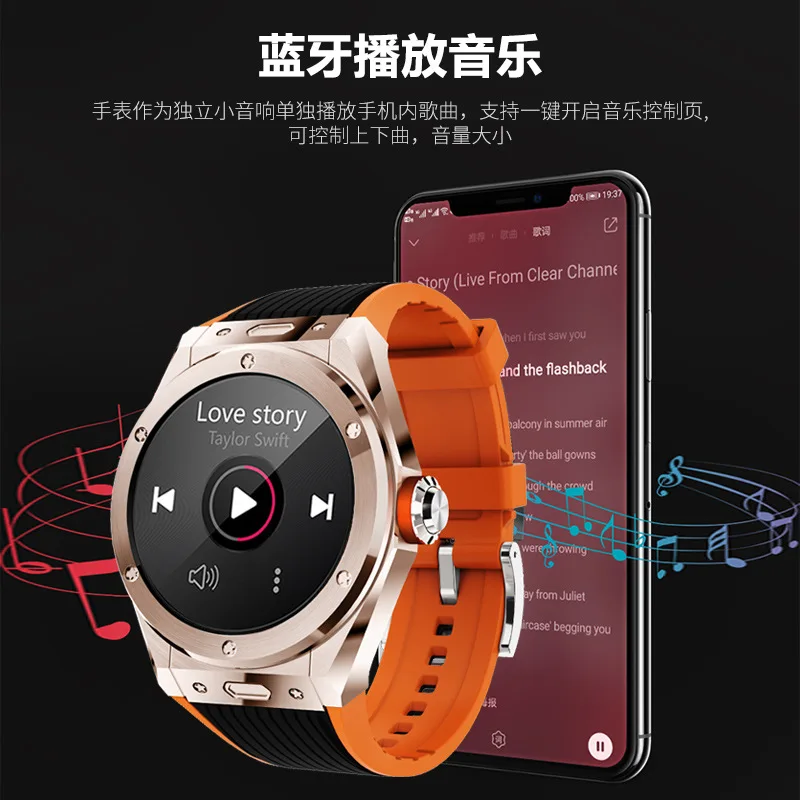 

2021 New MV58 Intelligent Pedometer Watch Sports Heart Rate Monitoring Bluetooth Call Smart Bracelet Couple Gift Watch