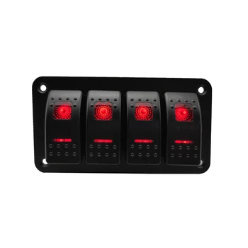 Waterproof Marine Boat Caravan RV Rocker Switch Panel LED Circuit Breaker 12V 6 Guang Switches Overload Protection
Waterproof Marine Boat Caravan RV Rocker Switch Panel LED Circuit Breaker 12V 6 Guang Switches Overload Protection