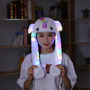 Fashion Moving Hat Rabbit Ears Plush Sweet Cute Airbag Cap Polyester With Light Children's Fun Toys LED Movable Light
Fashion Moving Hat Rabbit Ears Plush Sweet Cute Airbag Cap Polyester With Light Children's Fun Toys LED Movable Light