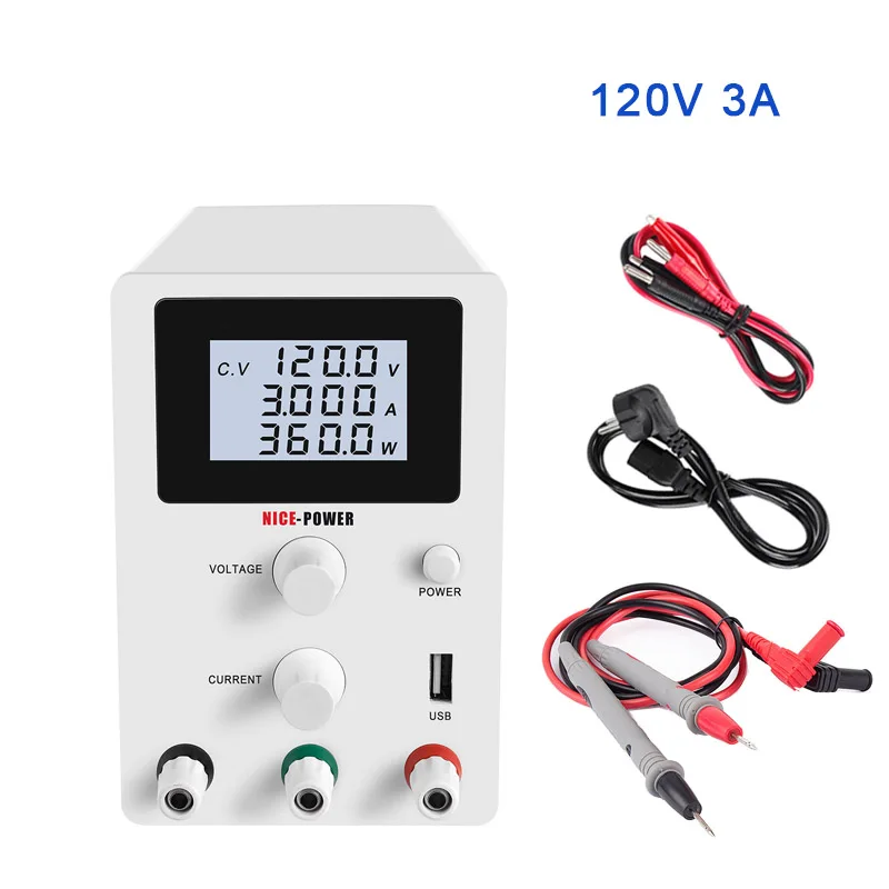 Switching lab power supply dc Variable 120V 30V 10A 3A Regulated Laboratory adjustable power source digital fonte de bancada
Switching lab power supply dc Variable 120V 30V 10A 3A Regulated Laboratory adjustable power source digital fonte de bancada