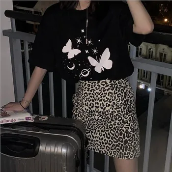 Butterfly Print T shirts Women Spring Summer Short Sleeve Round Neck T-shirt Femme Harajuku Style Women Tops
Butterfly Print T shirts Women Spring Summer Short Sleeve Round Neck T-shirt Femme Harajuku Style Women Tops