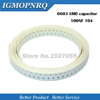 100pcs 0603 100NF 50V 0603 104 SMD 100NF X7R Error 10% Ceramic Capacitor Thick Film Chip Multilayer new
100pcs 0603 100NF 50V 0603 104 SMD 100NF X7R Error 10% Ceramic Capacitor Thick Film Chip Multilayer new