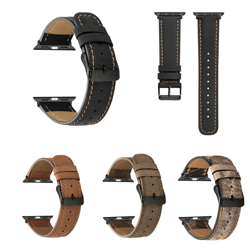 WatchBand for Apple Watch Series 4 3 2 1 Strap for iWatch Belt High Quality Genuine Leather Loop 38mm/40mm /42mm/44mm
WatchBand for Apple Watch Series 4 3 2 1 Strap for iWatch Belt High Quality Genuine Leather Loop 38mm/40mm /42mm/44mm