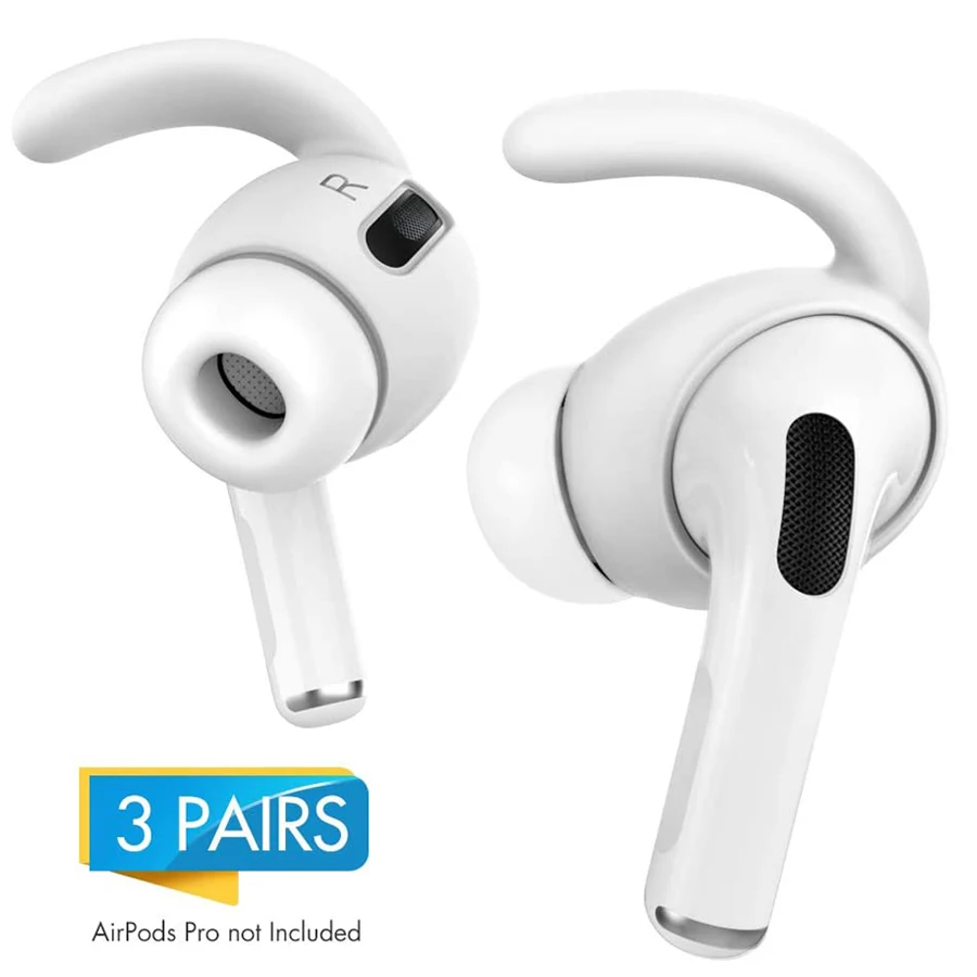 AhaStyle 3 пары ушных крючков для AirPods Pro противоскользящие наушники насадки +