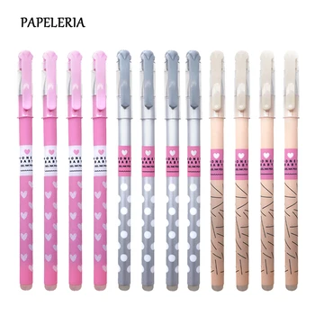 12Pcs/ Set Kawaii Heart Dots Erasable Pen 0.38mm Blue/Black Ink Magic Gel Pen For School Office Writing Stationery Supply
12Pcs/ Set Kawaii Heart Dots Erasable Pen 0.38mm Blue/Black Ink Magic Gel Pen For School Office Writing Stationery Supply
