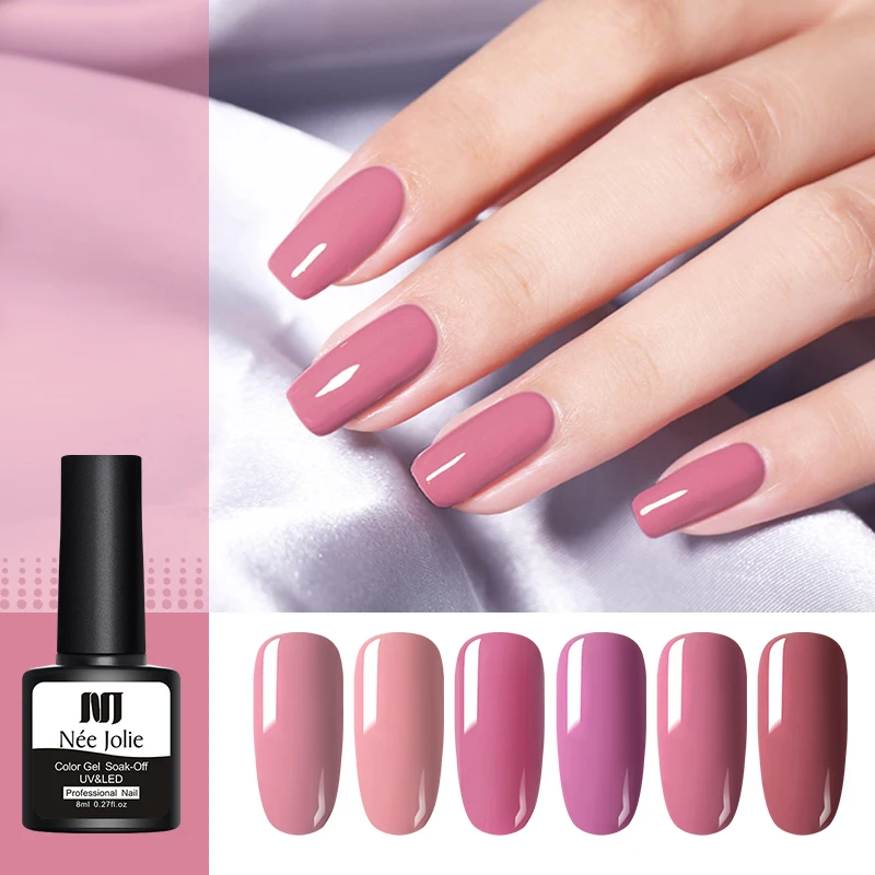 NEE JOLIE 8ml Pale Mauve Series Color Permanent Vernis Polish Soak Off UV Gel Varnish One-shot Color Nail Art Design Gel Polish
NEE JOLIE 8ml Pale Mauve Series Color Permanent Vernis Polish Soak Off UV Gel Varnish One-shot Color Nail Art Design Gel Polish