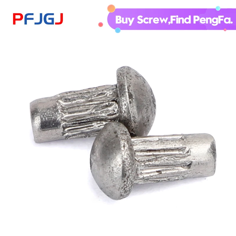 Peng Fa M2M2.5M3 stainless steel GB827 brand rivet 304 stainless steel semi-circular head rolling rivet
Peng Fa M2M2.5M3 stainless steel GB827 brand rivet 304 stainless steel semi-circular head rolling rivet